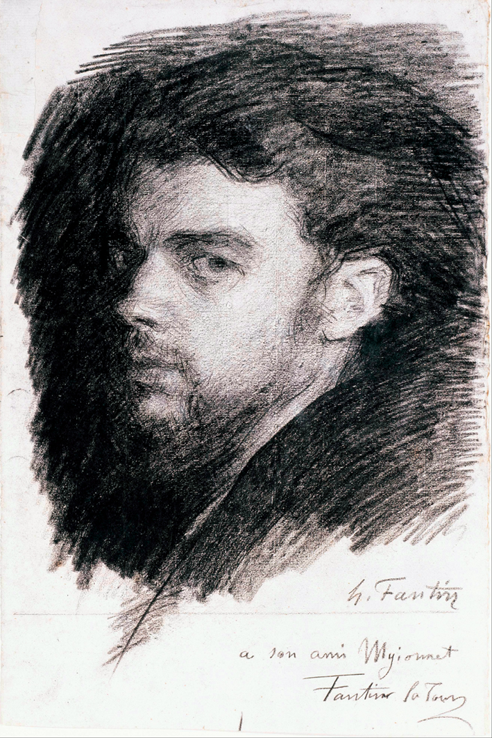  方丹·拉图尔 Fantin-Latour 素描人像 Henri Fantin-Latour Still Life (13)